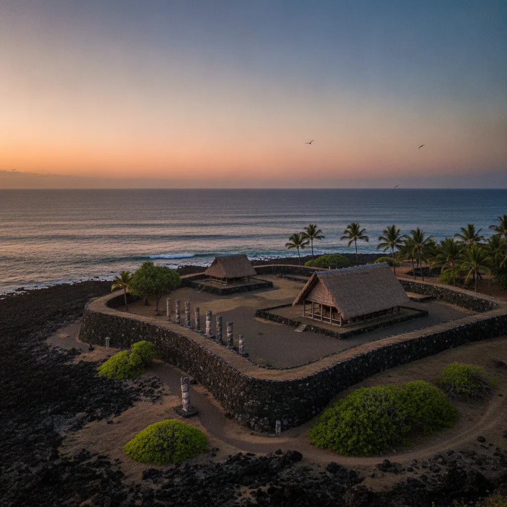 Pu'uhonua o Honaunau, Hawaii