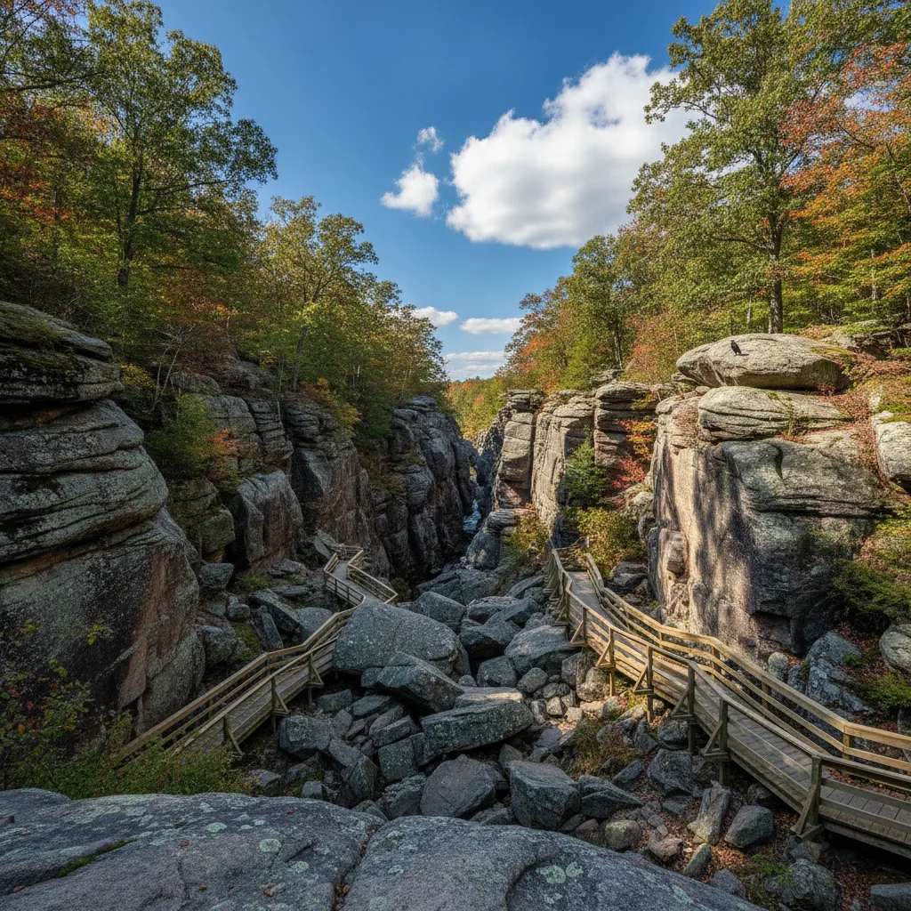 Purgatory Chasm State Reservation, Massachusetts