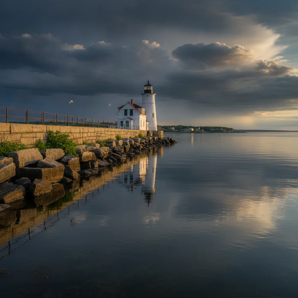 Rockland Breakwater Lighthouse, Maine