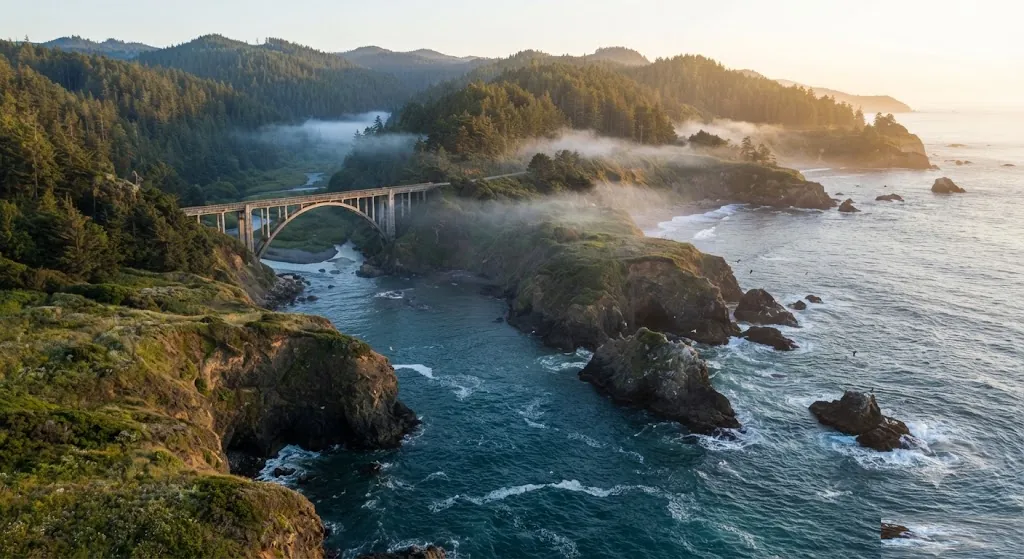 Russian Gulch State Park, California