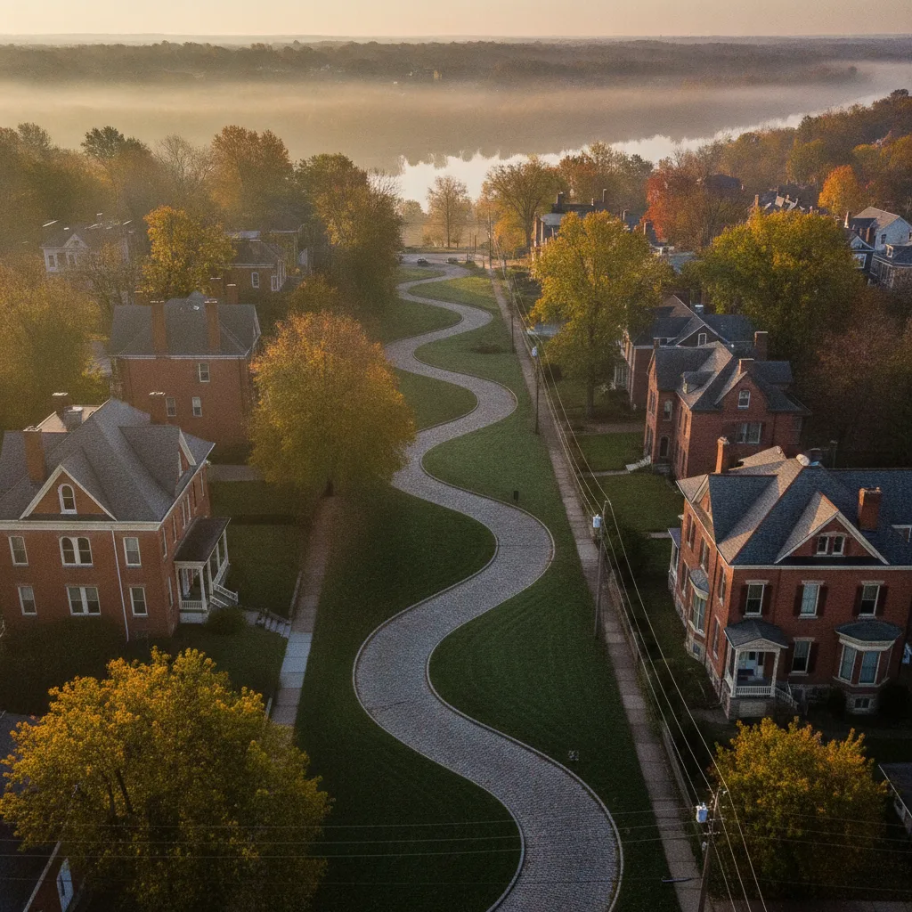 Snake Alley, Iowa