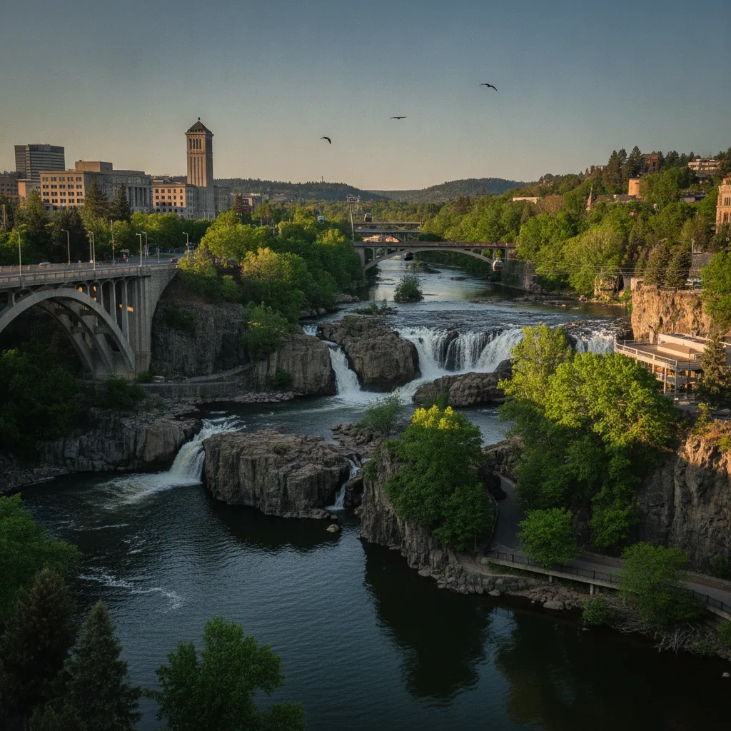 Spokane Falls, Washington
