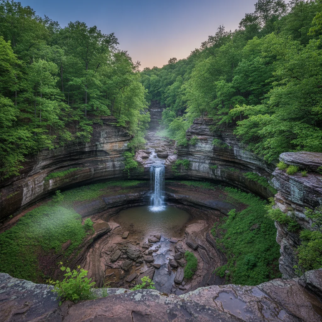 Starved Rock State Park - St. Louis Canyon, Illinois