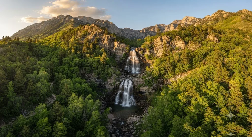 Stewart Falls, Utah