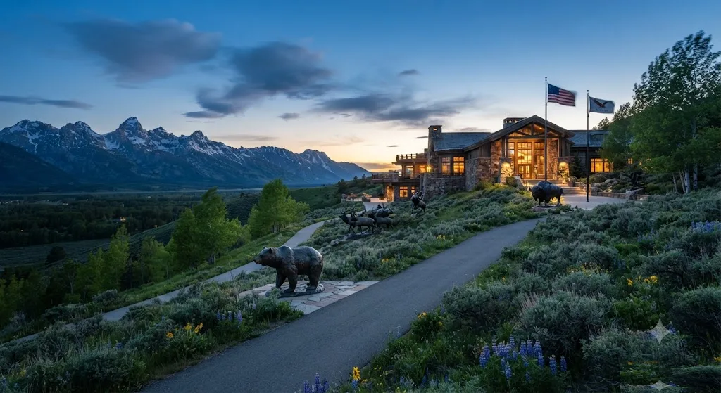 The National Museum of Wildlife Art (Sculpture Trail), Wyoming