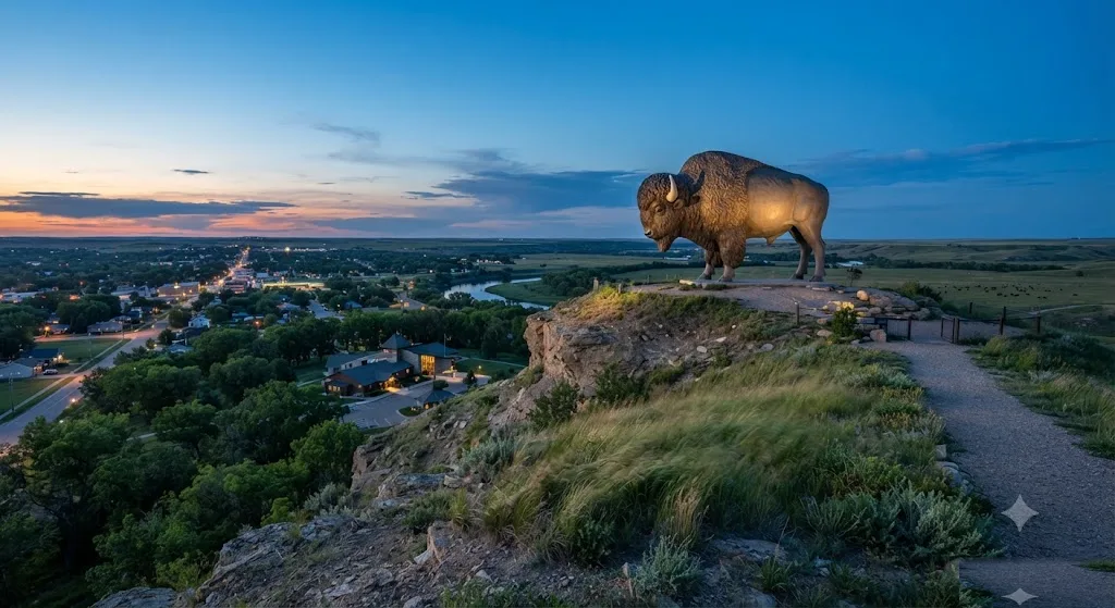 The World's Largest Buffalo, North Dakota