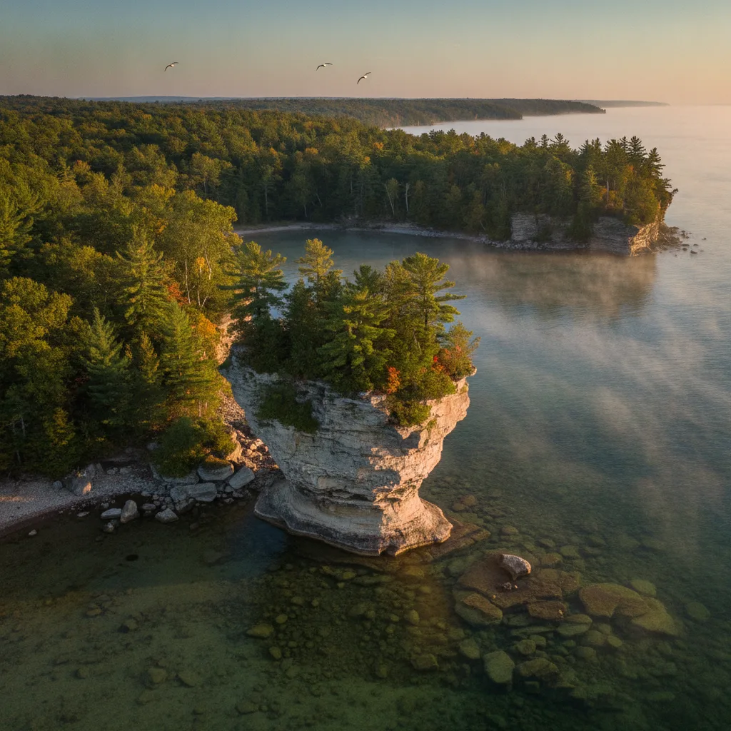 Turnip Rock, Michigan