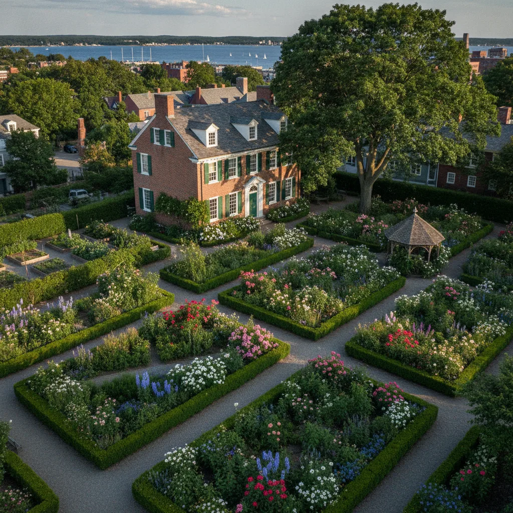 Wadsworth-Longfellow House Garden, Maine