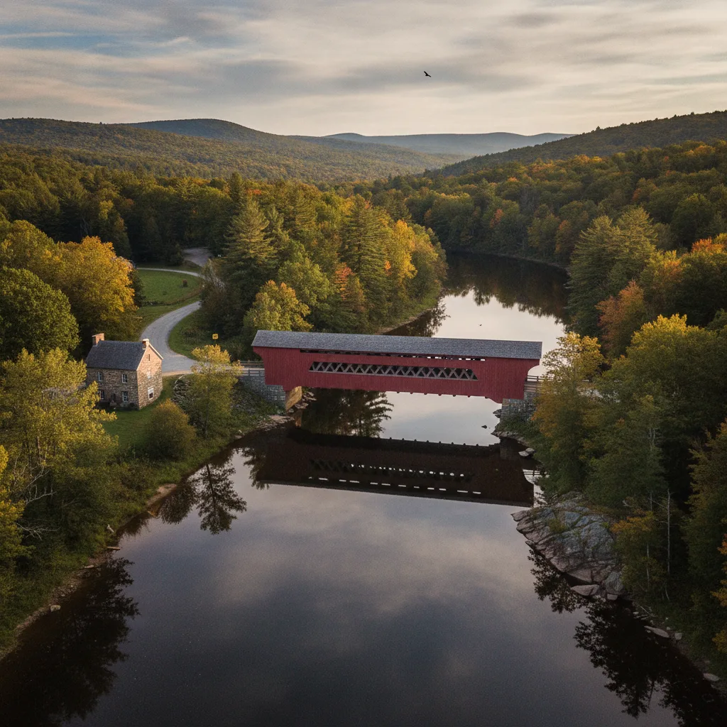 West Cornwall Covered Bridge, Connecticut