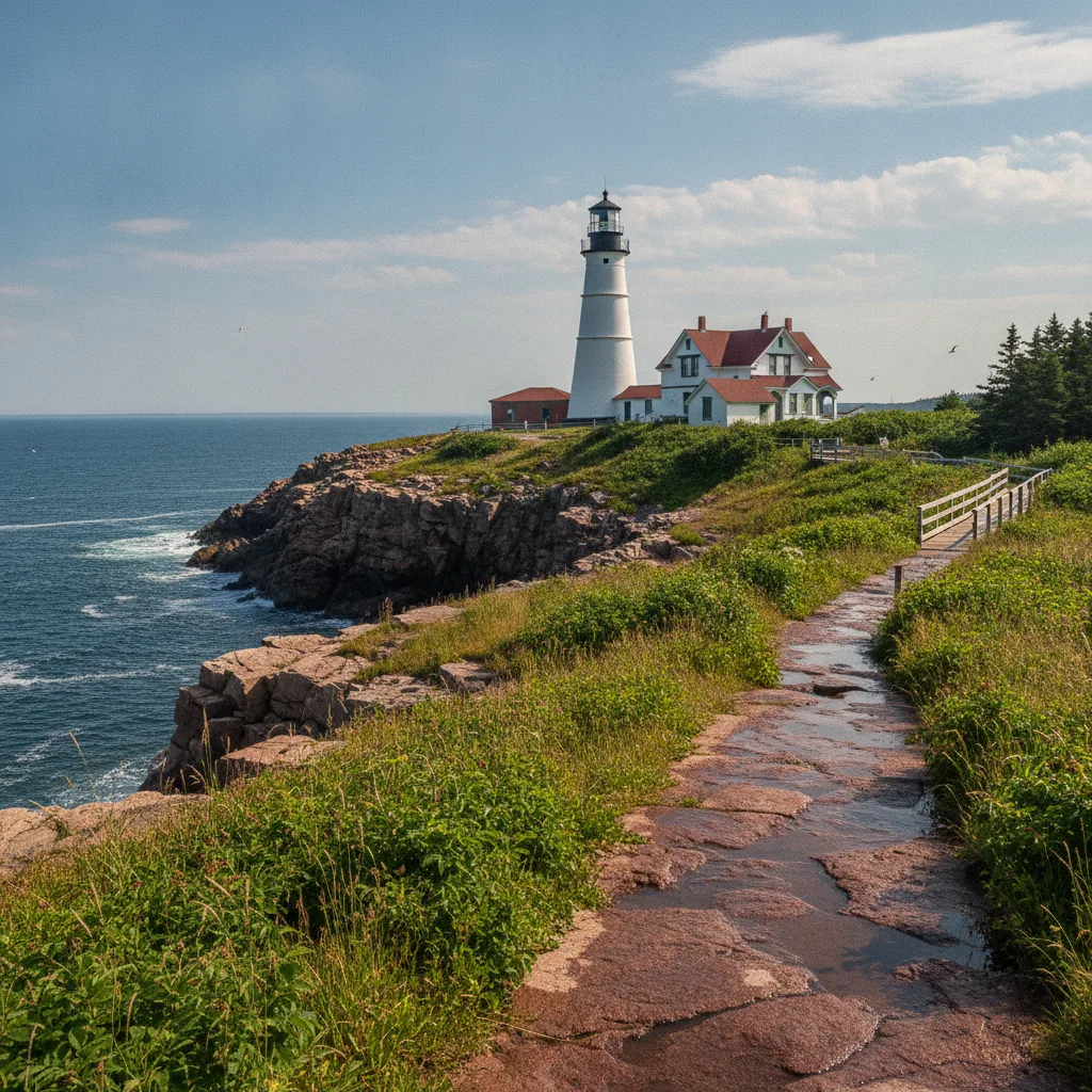 West Quoddy Head Light Trail, Maine