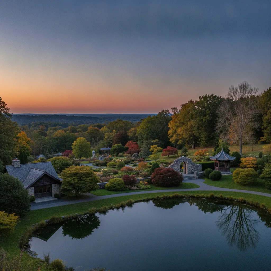 Wickham Park Gardens, Connecticut