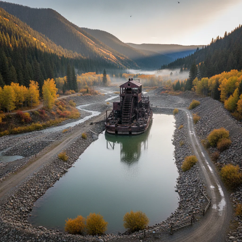 Yankee Fork Gold Dredge, Idaho
